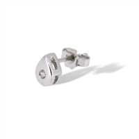 Boucles d'oreilles Idee Preziose dal 1987 Femme in Or blanc Diamante 0.02 Ct IP.OK18B/3D - IP.OK18B/3D